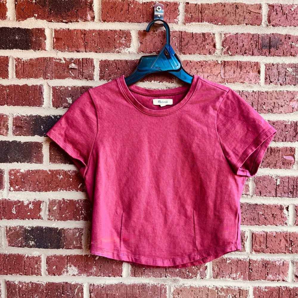 Madewell Pink Crop Top